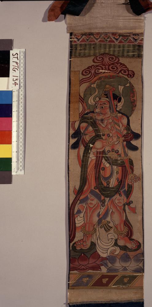 图片[1]-banner; painting; 幡(Chinese); 繪畫(Chinese) BM-1919-0101-0.134-China Archive